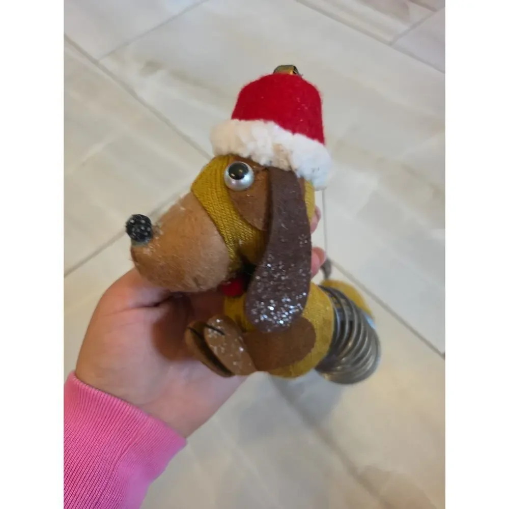 Sullivans Slinky Dog Hanging Ornament 5.5” Vintage Dillard's Christmas Decor - Picture 7 of 16